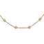 True Origin 14k 1 1/3 carat Lab Grown Diamond VS+ F+ Twenty Station 20 inch Necklace
