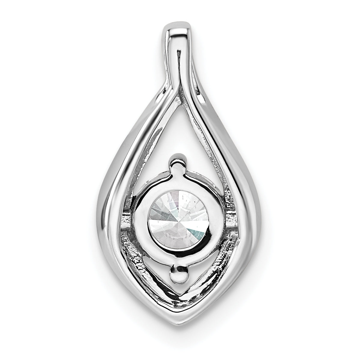 14kw Lab Grown Diamond Pendant Mounting (No Stone Included)