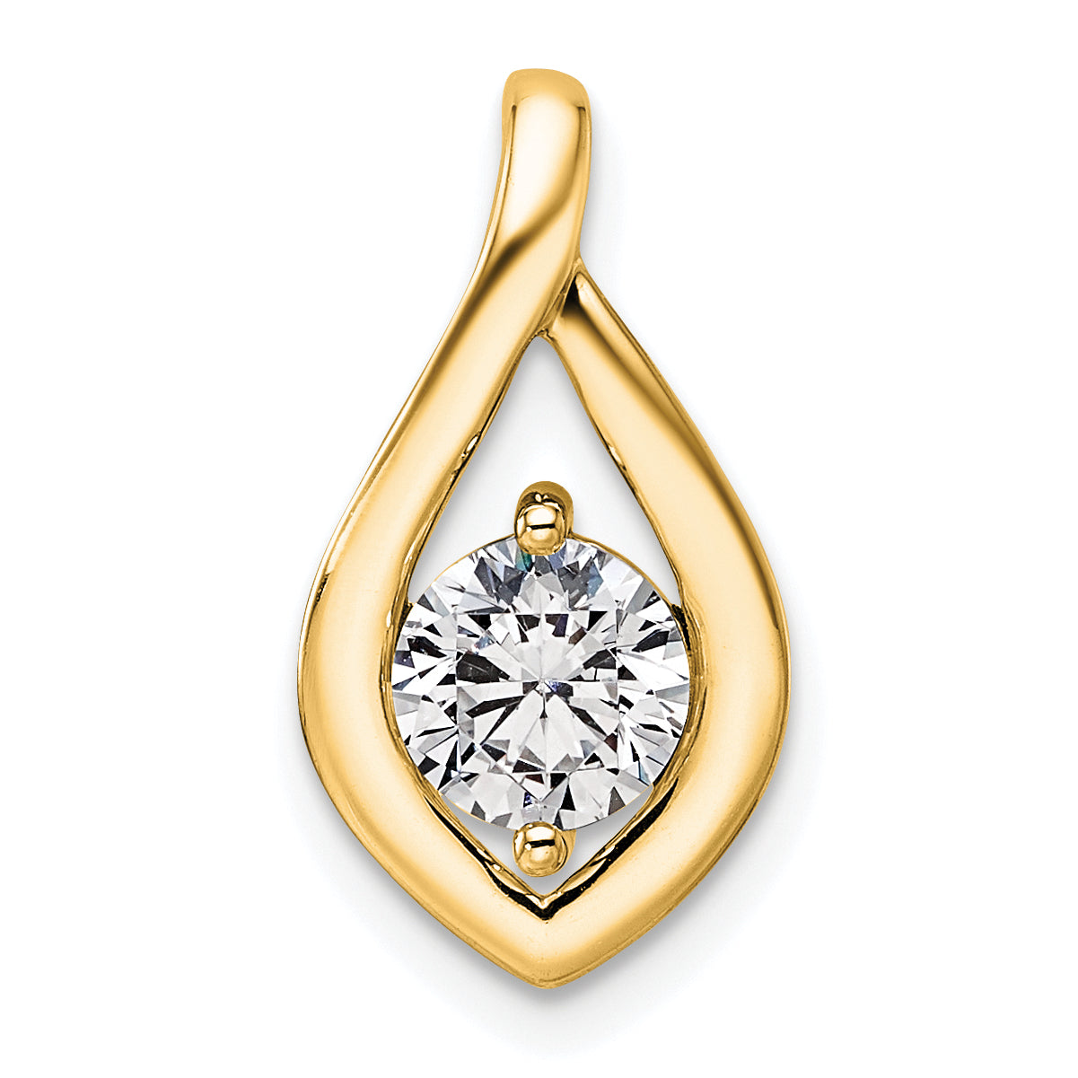 14k Lab Grown Diamond Pendant Mounting (No Stone Included) Main image