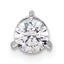 14k White Gold Three Prong Chain Slide Mounting (No Stone Included)