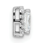14k White Gold 1 1/5 carat Certified Lab Grown Diamond VS/SI+ G+ Emerald Complete 18 inch Halo Necklace