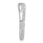 14k White Gold 2 carat Lab Grown Diamond VS/SI+ G+ Complete Circle Chain Slide Pendant