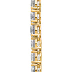 14k 72 3/8 carat Lab Grown Diamond VS/SI+ G+ Complete Round 20 inch Graduated Tennis Necklace