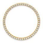 14k 1 carat Lab Grown Diamond VS/SI+ G+ Complete Circle Chain Slide Pendant