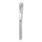 14k White Gold 1 1/2 carat Lab Grown Diamond VS/SI+ G+ Complete Circle Chain Slide Pendant