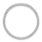 14k White Gold 1 1/2 carat Lab Grown Diamond VS/SI+ G+ Complete Circle Chain Slide Pendant