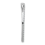 14k White Gold 2 carat Lab Grown Diamond VS+ F+ Complete Circle Chain Slide Pendant
