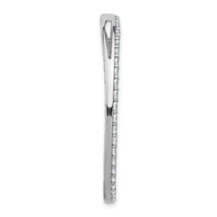 14k White Gold 2 carat Lab Grown Diamond VS/SI+ G+ Complete Circle Chain Slide Pendant