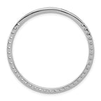 14k White Gold 2 carat Lab Grown Diamond VS+ F+ Complete Circle Chain Slide Pendant