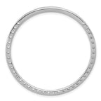 14k White Gold 3 carat Lab Grown Diamond VS/SI+ G+ Complete Circle Chain Slide Pendant