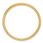 14k 3 carat Lab Grown Diamond VS/SI+ G+ Complete Circle Chain Slide Pendant