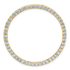 14k 3 carat Lab Grown Diamond VS/SI+ G+ Complete Circle Chain Slide Pendant