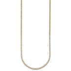 14k 5 carat Lab Grown Diamond VS/SI+ G+ Complete Round 20 inch Straight Tennis Necklace