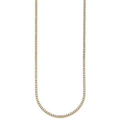14k 4 1/2 carat Lab Grown Diamond VS/SI+ G+ Complete Round 18 inch Straight Tennis Necklace