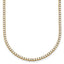 14k 4 1/2 carat Lab Grown Diamond VS/SI+ G+ Complete Round 18 inch Straight Tennis Necklace