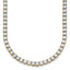 14k 18 carat Lab Grown Diamond VS/SI+ G+ Complete Round 18 inch Straight Tennis Necklace