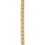 14k 28 3/4 carat Lab Grown Diamond VS/SI+ G+ Complete Round 22 inch Straight Tennis Necklace