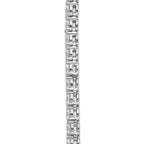 14k White Gold 42 7/8 carat Lab Grown Diamond VS+ F+ Complete Round 24 inch Straight Tennis Necklace