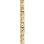 14k 40 3/8 carat Lab Grown Diamond VS/SI+ G+ Complete Round 20 inch Graduated Tennis Necklace