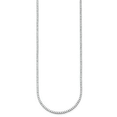 14k White Gold 6 carat Lab Grown Diamond VS/SI+ G+ Complete 18 inch Graduated Tennis Necklace