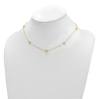 True Origin 14k 1 3/4 carat Lab Grown Diamond VS+ F+ Complete 18 inch Seven Station Necklace