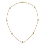 True Origin 14k 1 3/4 carat Lab Grown Diamond VS+ F+ Complete 18 inch Seven Station Necklace