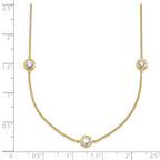 True Origin 14k 1 3/4 carat Lab Grown Diamond VS+ F+ Complete 18 inch Seven Station Necklace