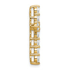 14k 2 carat Lab Grown Diamond VS/SI+ G+ Complete Cross Chain Slide Pendant