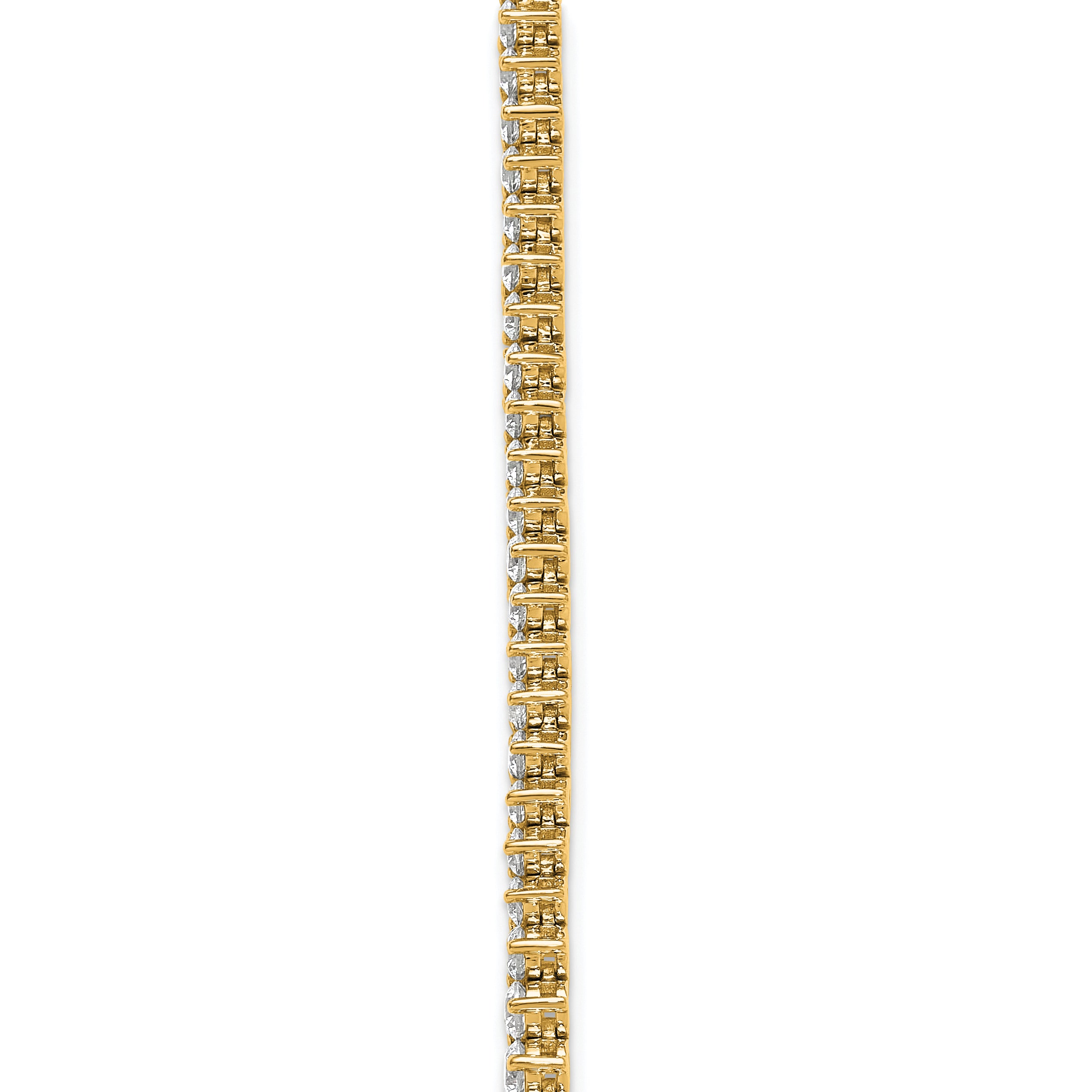 14k 11 5/8 carat Lab Grown Diamond VS/SI+ G+ Complete Round 20 inch Graduated Tennis Necklace