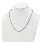 14k 11 5/8 carat Lab Grown Diamond VS+ F+ Complete Round 20 inch Graduated Tennis Necklace