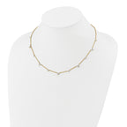 14k 1 3/4 carat Lab Grown Diamond VS/SI+ G+ Eleven Station 18 inch Necklace