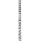 14k White Gold 11 5/8 carat Certified Lab Grown Diamond VS/SI+ G+ Complete Round 20 inch Graduated Tennis Necklace
