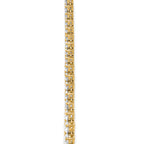 14k 11 5/8 carat Lab Grown Diamond VS+ F+ Complete Round 20 inch Graduated Tennis Necklace