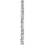 14k White Gold 27 3/4 carat Lab Grown Diamond VS+ F+ Complete Round 16 inch Graduated Tennis Necklace