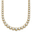 14k 11 carat Certified Lab Grown Diamond VS+ F+ Complete Round 20 inch Graduated Tennis Necklace