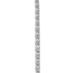 14k White Gold 14 3/8 carat Certified Lab Grown Diamond VS/SI+ G+ Complete 16 inch Graduated Layered Tennis Necklace