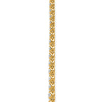 14k 14 7/8 carat Lab Grown Diamond VS/SI+ G+ Complete 18 inch Graduated Layered Tennis Necklace