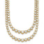 14k 15 1/2 carat Certified Lab Grown Diamond VS+ F+ Complete 20 inch Graduated Layered Tennis Necklace