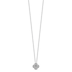 14kw Lab Grown VS/SI+ G+ Diamond Cluster Pendant with Chain