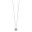 14kw Lab Grown VS/SI+ G+ Diamond Cluster Pendant with Chain