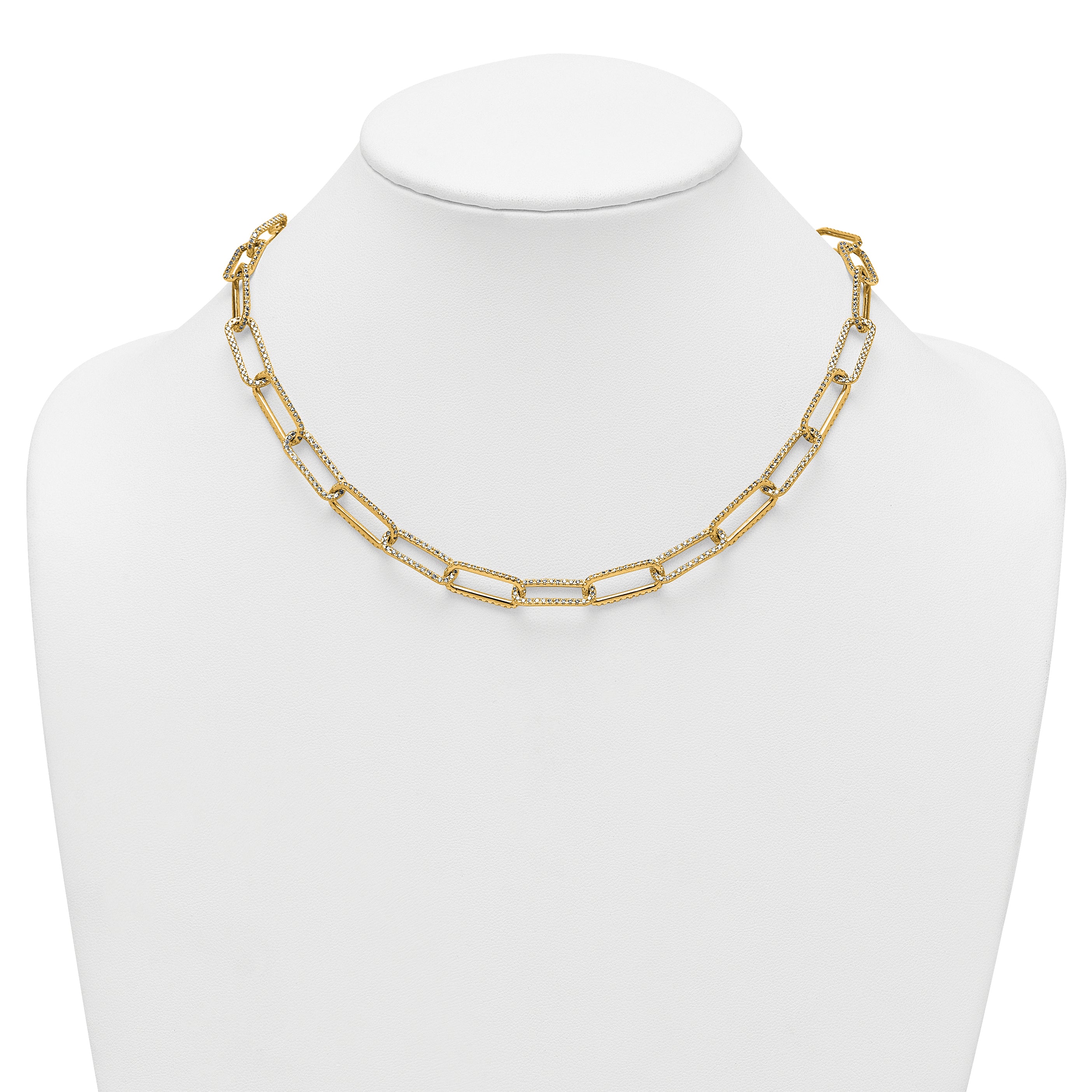 True Origin 14k 8 5/8 carat Lab Grown Diamond VS+ F+ 18 inch Link Necklace