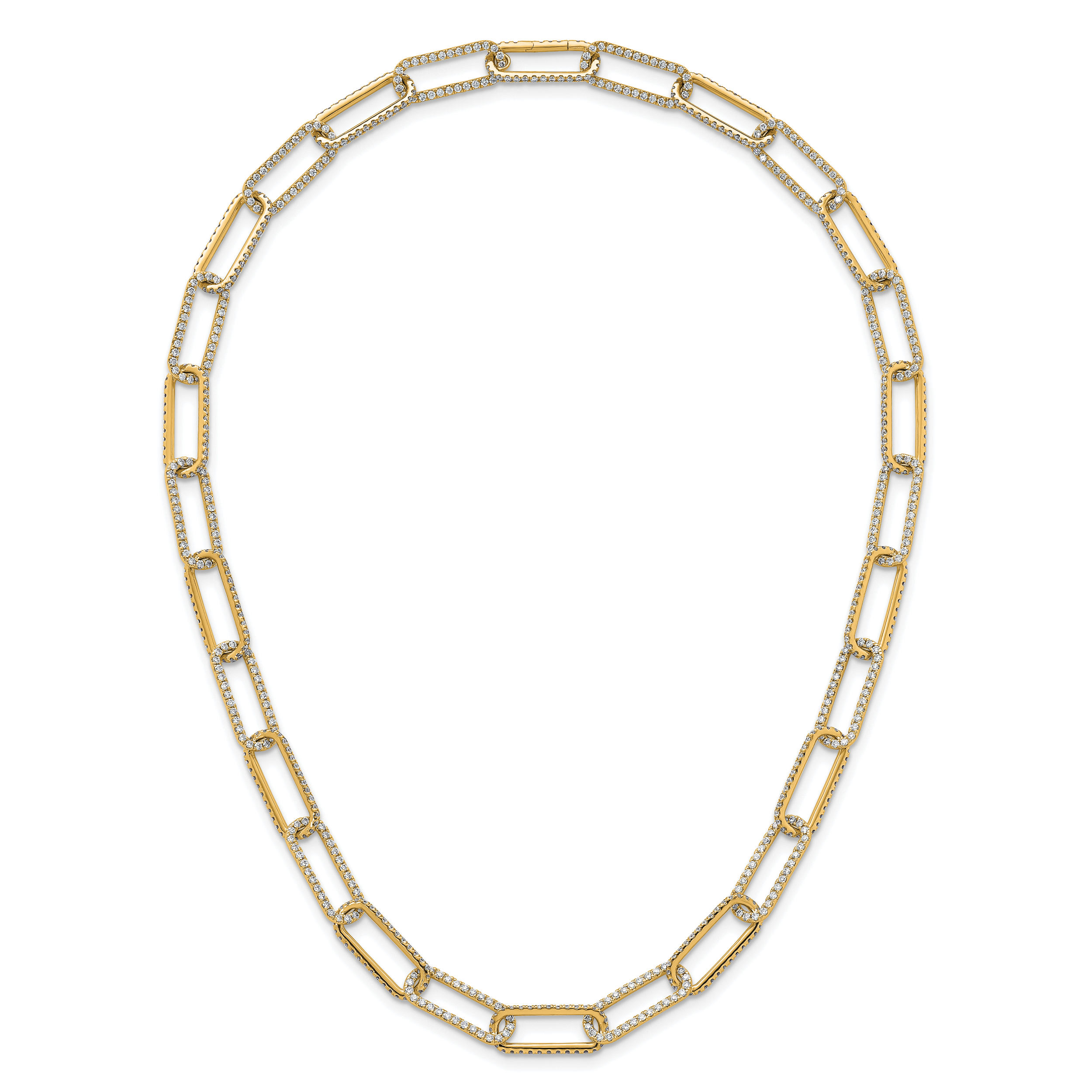 True Origin 14k 8 5/8 carat Lab Grown Diamond VS+ F+ 18 inch Link Necklace