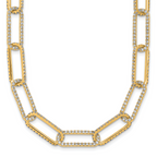 True Origin 14k 8 5/8 carat Lab Grown Diamond VS+ F+ 18 inch Link Necklace