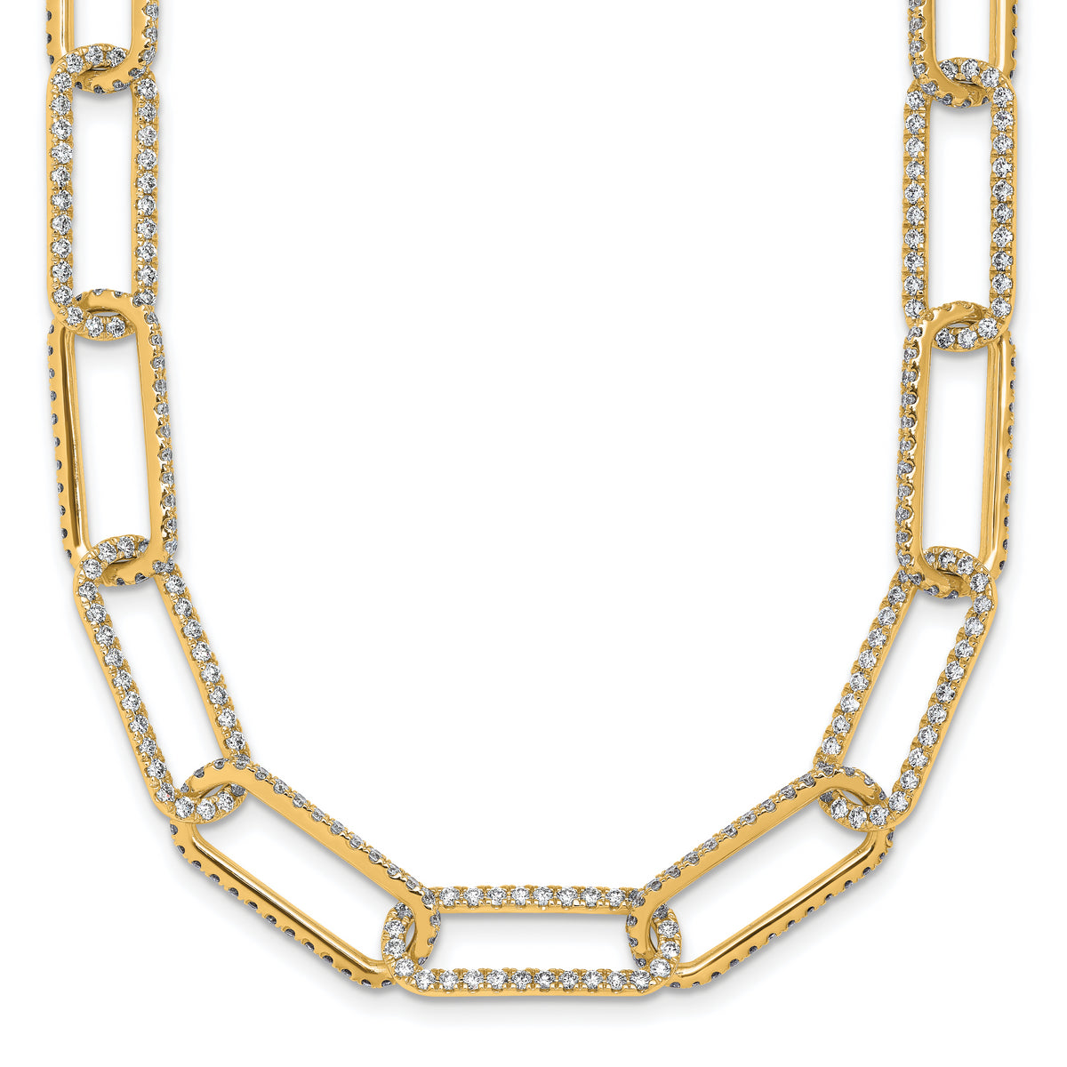 True Origin 14k 8 5/8 carat Lab Grown Diamond VS+ F+ 18 inch Link Necklace