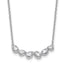 Lab-Grown Diamond Bar Necklace in 14K White Gold (3/4 ct. tw.), 18 Inch - Sophia Jewelers