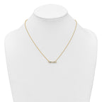 Lab-Grown Diamond Bar Necklace in 14K Yellow Gold (5/8 ct. tw.), 18 Inch - Sophia Jewelers