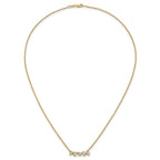 Lab-Grown Diamond Bar Necklace in 14K Yellow Gold (5/8 ct. tw.), 18 Inch - Sophia Jewelers