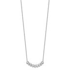 Lab-Grown Diamond Bar Necklace in 14K White Gold (1 ct. tw.) - Sophia Jewelers