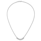 Lab-Grown Diamond Bar Necklace in 14K White Gold (1 ct. tw.) - Sophia Jewelers