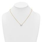 Lab-Grown Diamond Two-Stone Necklace in 14K Yellow Gold (1 5/8 ct. tw.), 18 Inch - Sophia Jewelers